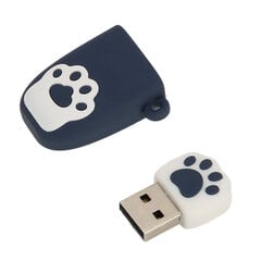 Disk USB2.0 Hot Swap Cat Paw Shape Cartoon Style Kannettava tärinänkestävä Flash Drive for OS X Dark Blue 16G hinta ja tiedot | Muistitikut | hobbyhall.fi