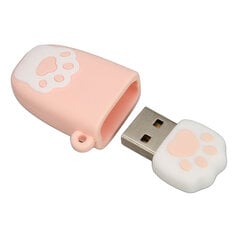 U Disk USB2.0 Hot Swap Cat Paw Shape Cartoon Style Kannettava tärinänkestävä Flash Drive for OS X Pink 16G hinta ja tiedot | Muistitikut | hobbyhall.fi