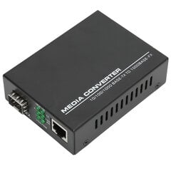 Mediamuunnin Gigabit SFP to RJ45 10 100 1000Base TX to 1000Base FX Multimode Fiber to Ethernet Media Converter hinta ja tiedot | Muistitikut | hobbyhall.fi