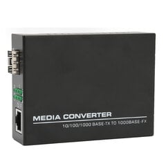 Mediamuunnin Gigabit SFP to RJ45 10 100 1000Base TX to 1000Base FX Multimode Fiber to Ethernet Media Converter hinta ja tiedot | Muistitikut | hobbyhall.fi