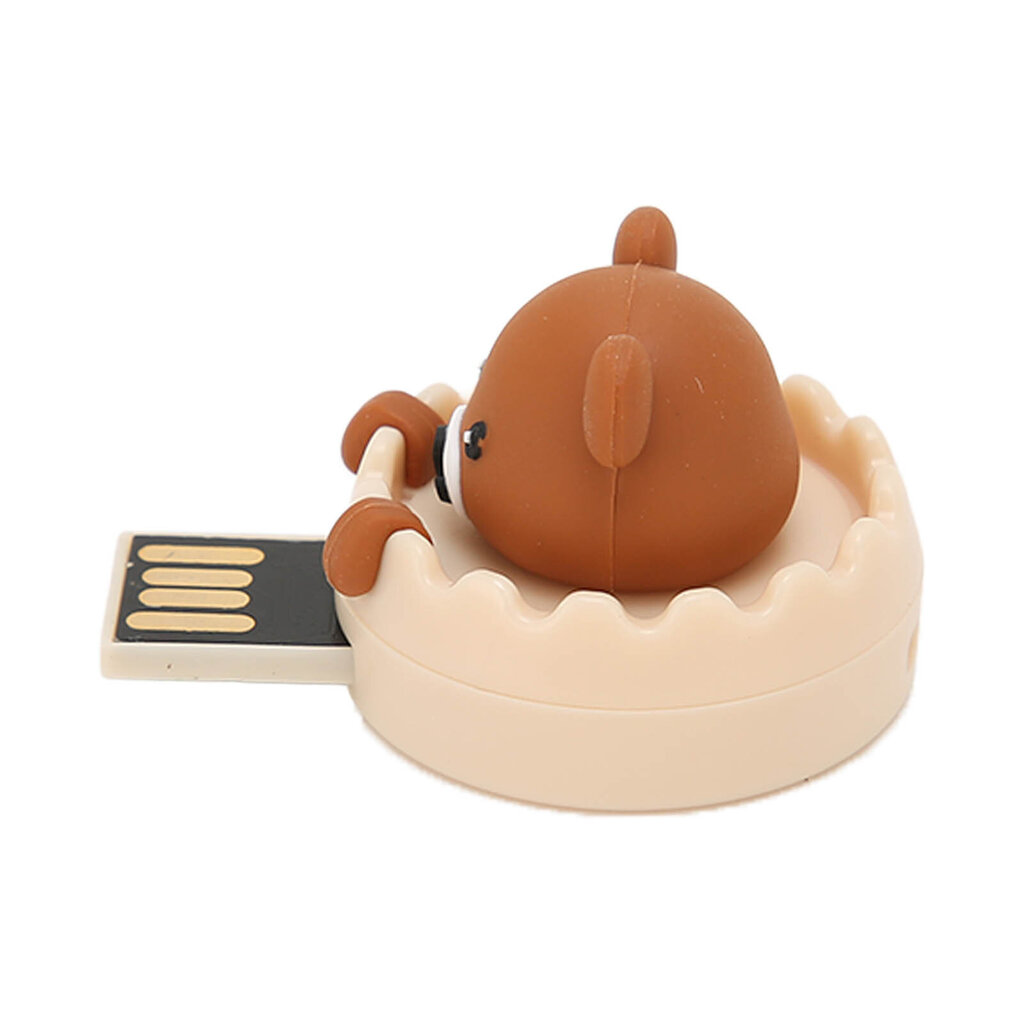 Sarjakuvan USB-muistitikku Brown Bear Cartoon USB2.0 -tuki Hot Swap -iskunkestävä Plug and Play -muistitikku (Brown Bear -solkirengas 128 Gt) hinta ja tiedot | Muistitikut | hobbyhall.fi