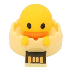 U DISK USB2.0 -liitäntä Keltaisen ankan sarjakuvatyylinen kannettava elektroninen tallennusväline Memory Stick tietokoneelle (Yellow Duck Circle 128 Gt) hinta ja tiedot | Muistitikut | hobbyhall.fi