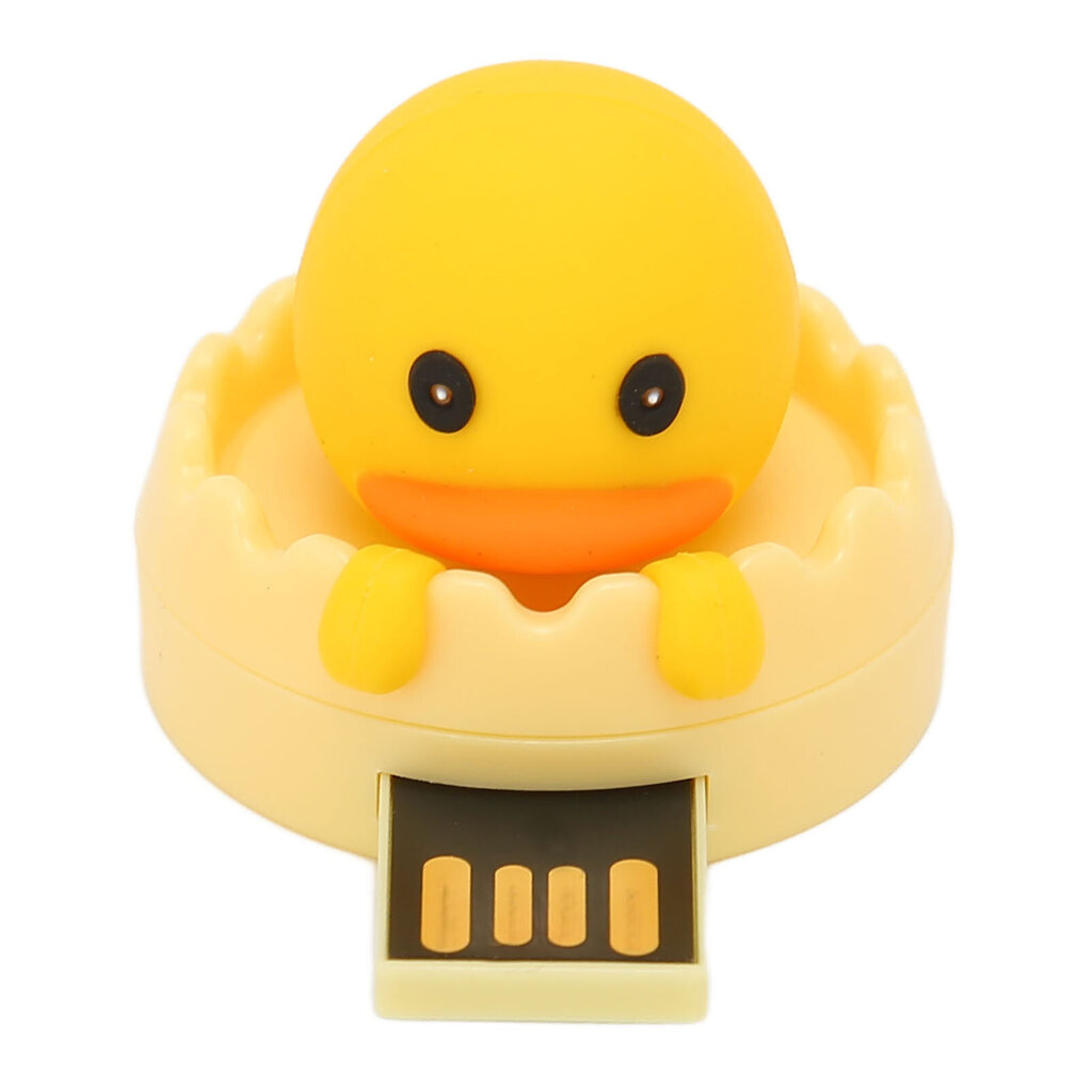 U DISK USB2.0 -liitäntä Keltaisen ankan sarjakuvatyylinen kannettava elektroninen tallennusväline Memory Stick tietokoneelle (Yellow Duck Circle 128 Gt) hinta ja tiedot | Muistitikut | hobbyhall.fi