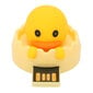 U DISK USB2.0 -liitäntä Keltaisen ankan sarjakuvatyylinen kannettava elektroninen tallennusväline Memory Stick tietokoneelle (Yellow Duck Circle 128 Gt) hinta ja tiedot | Muistitikut | hobbyhall.fi