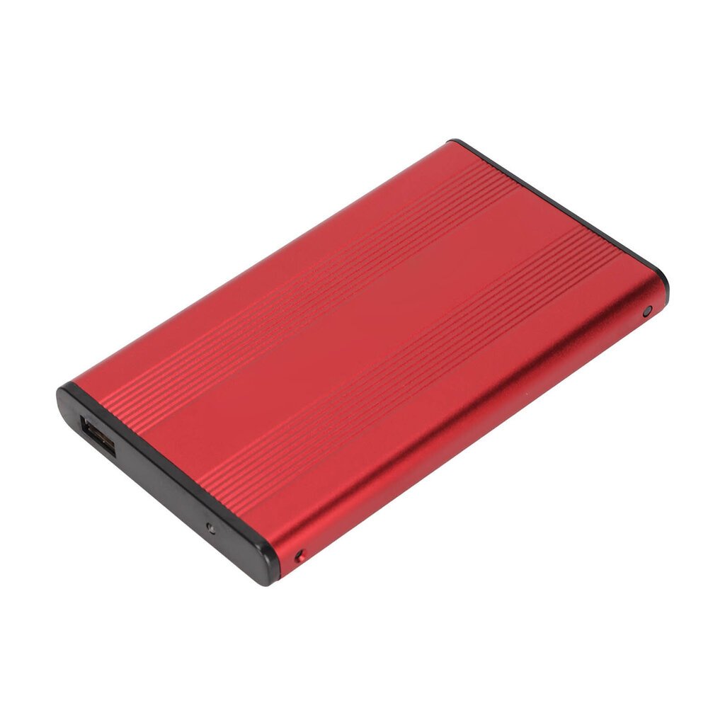 HDD-kotelo 2,5 tuumaa 2TB kapasiteetti 480 Mbps siirtonopeus alumiiniseos USB2.0-lähetyksellä Windows VistaRedille hinta ja tiedot | Muistitikut | hobbyhall.fi