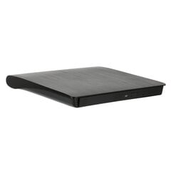 Ulkoinen DVD-aseman kotelo Ultra Slim USB3.0 SATA ulkoinen optinen DVD-asema muovikotelo kannettavalle pöytäkoneelle, musta hinta ja tiedot | Muistitikut | hobbyhall.fi