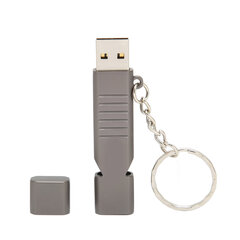 Whistle USB-muistitikut alumiiniseoksesta ulkokäyttöön vedenpitävä USB-muistitikku USB2.0 Flash Memory Stick avaimenperämustalla 256GB hinta ja tiedot | Muistitikut | hobbyhall.fi