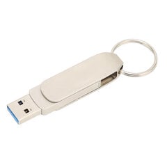 Avainnippu Flash Drive 2 in 1 OTG USB3.0 TO USB C -matkapuhelin tietokone Kaksikäyttöinen 360° Rotation U Disk32GB hinta ja tiedot | Muistitikut | hobbyhall.fi