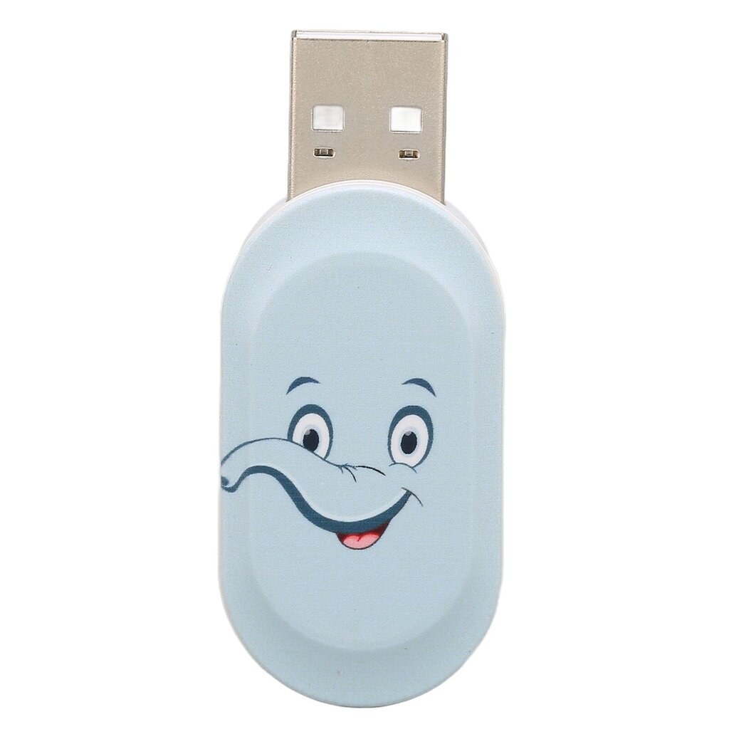 Sarjakuva-muistitikku Söpö sininen norsukuvio U-levy sähkömagneettisten häiriöiden esto USB2.0-muistitikkuBlue Elephant 128G hinta ja tiedot | Muistitikut | hobbyhall.fi