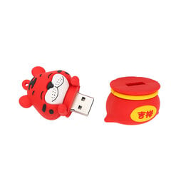 U Disk Cartoon Tiger USB sähkömagneettisten häiriöiden esto kannettava vakaa tekniikka USB-muistitikkuAuspicious Tiger 128GB hinta ja tiedot | Muistitikut | hobbyhall.fi