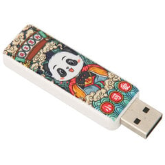 USB-muistitikku Kiinalainen USB2.0 Hot Swap Plug and Play Iskunkestävä Kosteudenkestävä Laaja Yhteensopivuus U DiskPanda Pattern 128GB hinta ja tiedot | Muistitikut | hobbyhall.fi