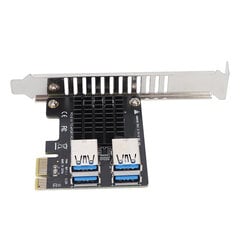 PCI E -laajennuskortti 1–4 PCIE-porttia Kytke Design Anti Interference PCIE Riser Card pöytäkoneille hinta ja tiedot | Muistitikut | hobbyhall.fi