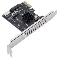 PCIE-sovitinkortti USB 3.1:een Compact Hard Disk -laajennuskortti Tietokonetarvikkeet pöytäkoneille hinta ja tiedot | Muistitikut | hobbyhall.fi