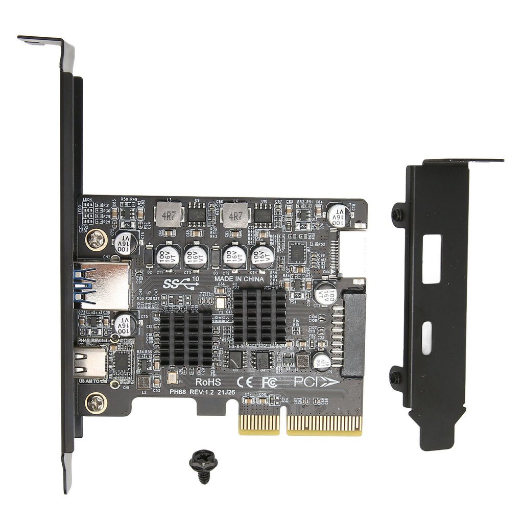 PCIE-korttitietokone PCIE 3.0 - USB3.0 10 Gbps siirtonopeus PCIE Full Interface -laajennuskortti hinta ja tiedot | Muistitikut | hobbyhall.fi