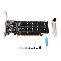 PCIE X16 - M.2 M KEY -laajennuskortti NVMEx4 SSD 2U -palvelimen RAID-ryhmän laajennuskortti LED-ilmaisimella hinta ja tiedot | Koteloiden lisätarvikkeet | hobbyhall.fi