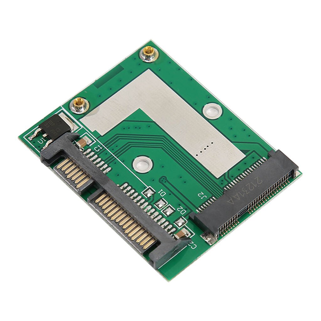 MSATA SSD - 2,5 tuuman SATA-sovitinkortti 6,0 Gbps Mini Pcie SSD -muunninkortti SATA3-sovitinkortti hinta ja tiedot | Koteloiden lisätarvikkeet | hobbyhall.fi