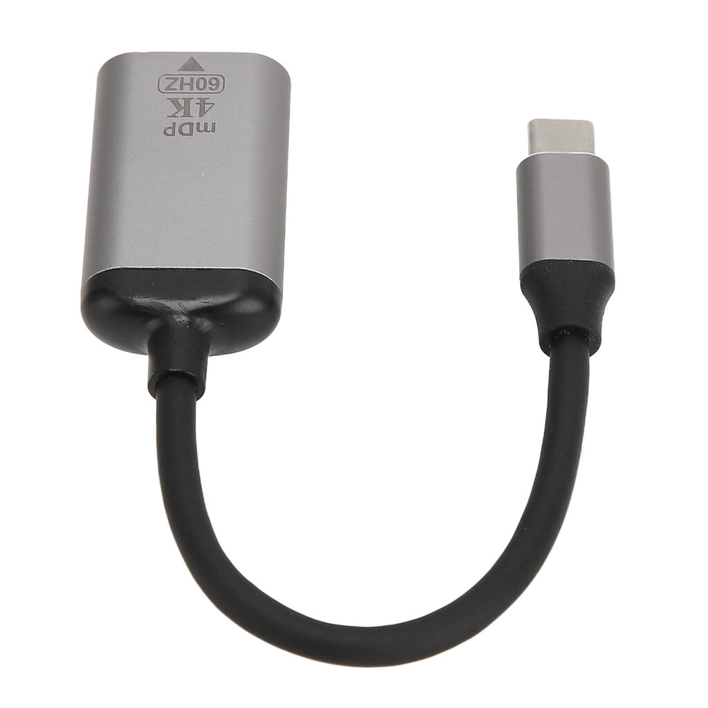 USB C - DisplayPort -sovitin 4K 60 Hz alumiiniseoksesta Plug and Play USB C - Mini DP -sovitin kannettavalle puhelintabletille hinta ja tiedot | Koteloiden lisätarvikkeet | hobbyhall.fi