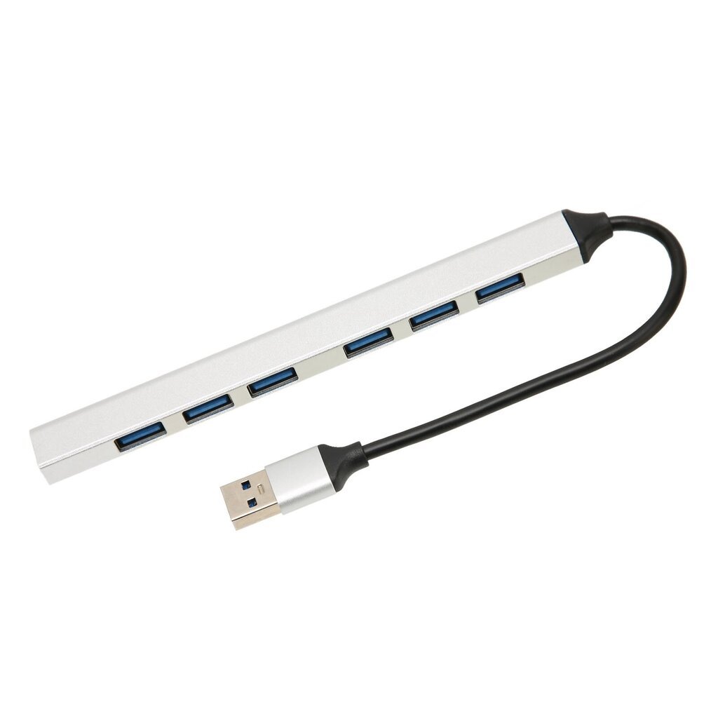 USB 3.0 -keskitin 7 porttia 5Gbps nopea lähetys alumiiniseoksesta monikäyttöinen USB-jakaja PC-pöytätietokoneeseen hinta ja tiedot | Koteloiden lisätarvikkeet | hobbyhall.fi