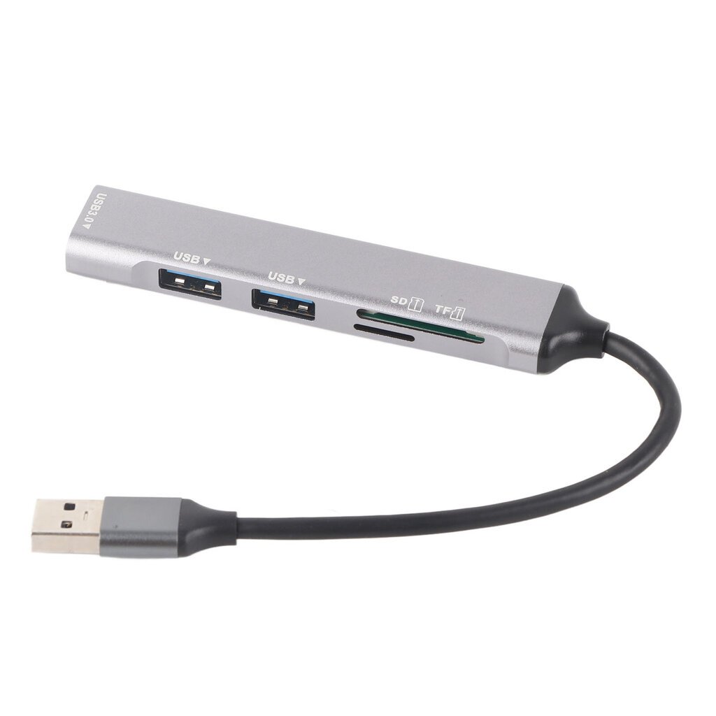 USB3.0 Hub 5 in 1 Multiport All Aluminium Body Body Mini Kannettava TYPE Splitter Kotimatkatoimiston työmatkalle hinta ja tiedot | Koteloiden lisätarvikkeet | hobbyhall.fi