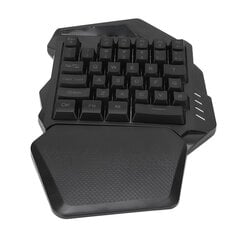 Yhden käden pelinäppäimistö 2.4G langaton RGB-valo ABS 35 Keys -pelinäppäimistö tietokoneelle hinta ja tiedot | Näppäimistöt | hobbyhall.fi