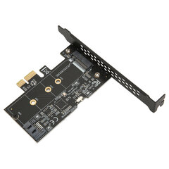 PCIE - SATA -laajennuskortti 6 Gbps PCIE - SATA3.0 M2 NGFF -laajennuskorttisovitinkortti WinXP:lle Win7:lle 8 10 11 Linuxille M2 SATA Riser Card hinta ja tiedot | Koteloiden lisätarvikkeet | hobbyhall.fi