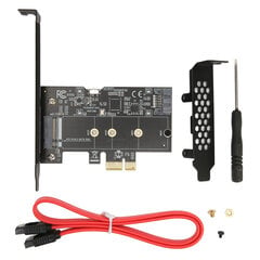 PCIE - SATA -laajennuskortti 6 Gbps PCIE - SATA3.0 M2 NGFF -laajennuskorttisovitinkortti WinXP:lle Win7:lle 8 10 11 Linuxille M2 SATA Riser Card hinta ja tiedot | Koteloiden lisätarvikkeet | hobbyhall.fi