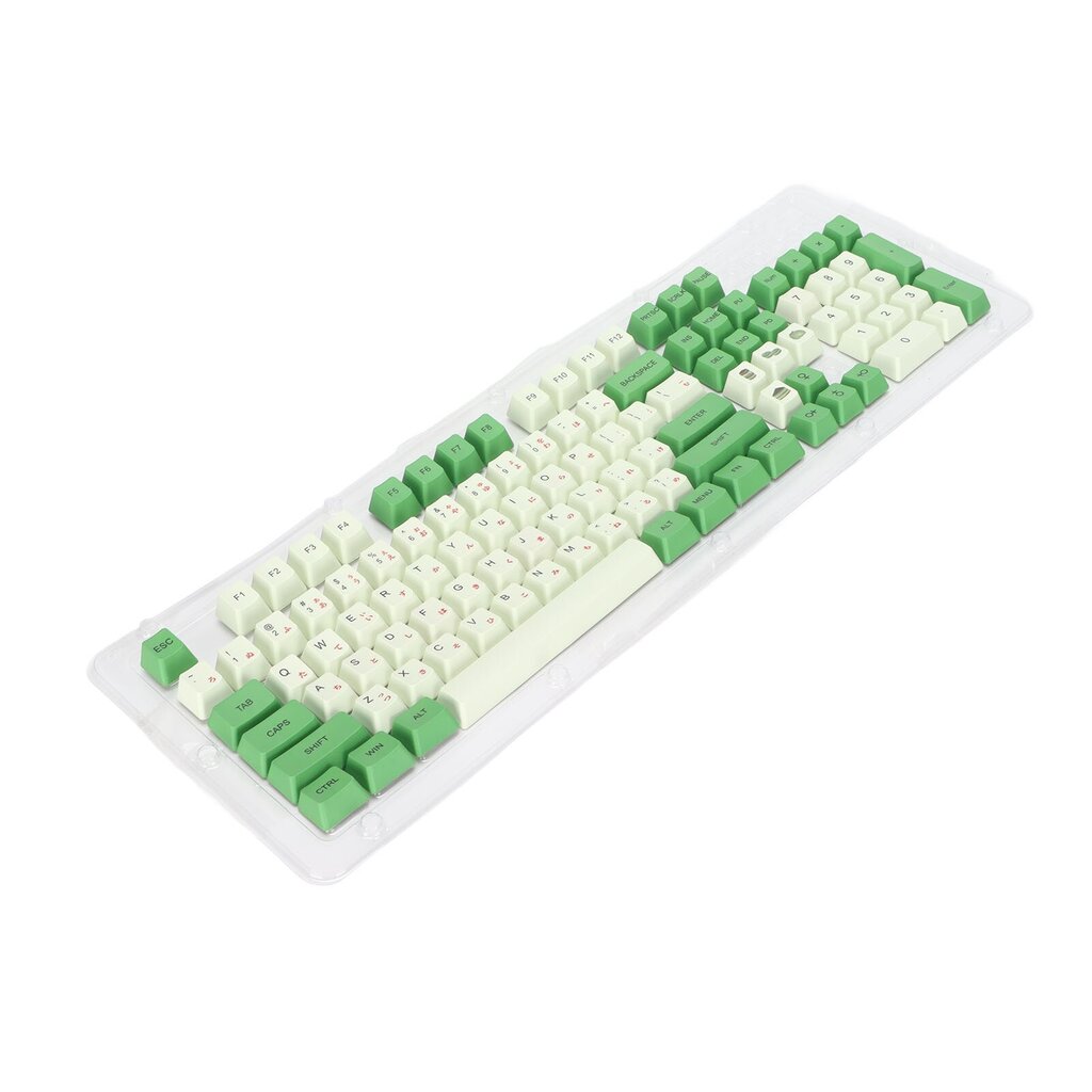 Näppäimistö Näppäimet 108 Näppäimiä Matcha Vihreä Teema PBT materiaali OEM Korkeus Tietokonetarvikkeet hinta ja tiedot | Näppäimistöt | hobbyhall.fi