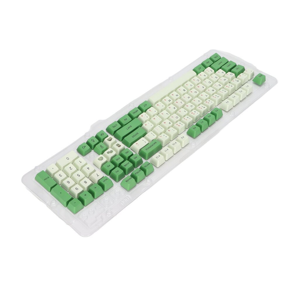 Näppäimistö Näppäimet 108 Näppäimiä Matcha Vihreä Teema PBT materiaali OEM Korkeus Tietokonetarvikkeet hinta ja tiedot | Näppäimistöt | hobbyhall.fi