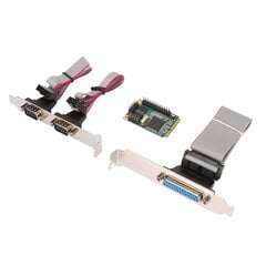 Mini PCIe -sarjan rinnakkaislaajennuskortti 6 Gbps PCI Express tulostimeen LPT-portti 2-portti RS 232 DP9 -nastasovitin 4U-kotelolle hinta ja tiedot | Koteloiden lisätarvikkeet | hobbyhall.fi