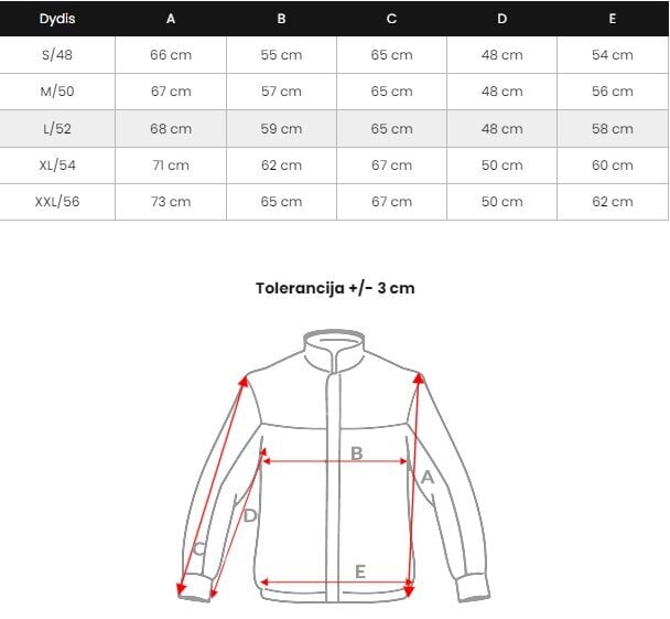 Miesten musta tikattu takki Andre JS/31M5010-58222-XXL hinta ja tiedot | Miesten urheiluvaatteet | hobbyhall.fi