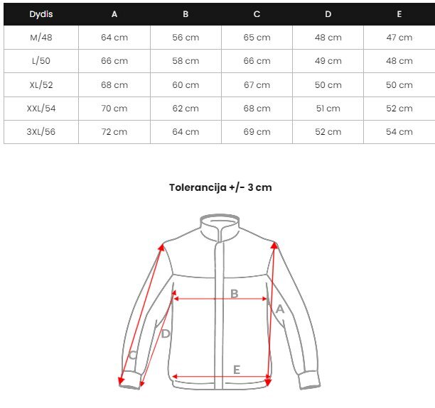 Miesten musta talvitakki Martim JS/31M5031/392-58218-XXXL hinta ja tiedot | Miesten urheiluvaatteet | hobbyhall.fi