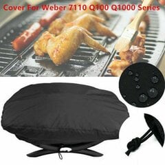 Grillin kansi Weber Q-sarjaan Weber Q1000- ja Q100-sarjan kaasugrilliin vedenpitävä grillin kansi Weber Q1200, Q1400, Q1000, Q140, Q120 ja Q100 hinta ja tiedot | Huonekalujen päälliset | hobbyhall.fi