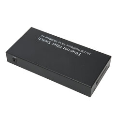 SFP Ethernet kuitukytkin Jopa 120 km 4 Optinen portti 2 Sähköportti 10 100 1000M Ethernet Fiber Transceiver 100?240V US Plug hinta ja tiedot | Verkkokytkimet | hobbyhall.fi