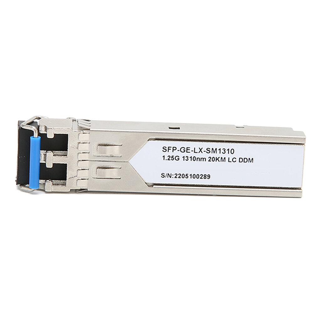 1.25G SFP-lähetin-vastaanotin 1310nm kaksikuituinen yksimuotoinen 20km lähetysetäisyys tuki DDM Internet-korttireitittimelle hinta ja tiedot | Verkkokytkimet | hobbyhall.fi