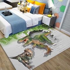 (15-40x60cm 16x24 tuumaa)Dinosauruksen 3D-tulostettu matto Lasten matot makuuhuoneeseen olohuoneeseen liukastumista estävät vauvan ryömittävä leikkimattomatot ja matto poikien huoneeseen hinta ja tiedot | Isot matot | hobbyhall.fi