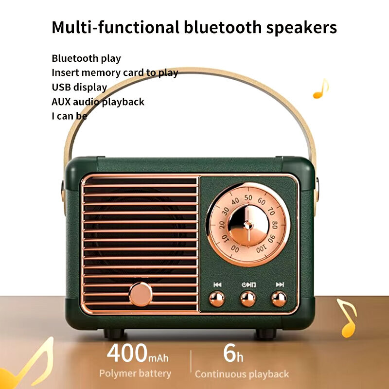 HM11 Kannettava Bluetooth-kaiutin Langaton Bassosubwoofer Vedenpitävä ulkona autostereokaiuttimelle Musiikkilaatikko Iosille/androidille hinta ja tiedot | Stereojärjestelmät | hobbyhall.fi