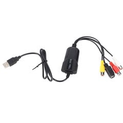 USB Video Capture Card USB2.0 Audio Video Recorder Muokkaa DVR TV DVD VHS TV Win7/8/10/XP/Vista Drive Free hinta ja tiedot | Koteloiden lisätarvikkeet | hobbyhall.fi