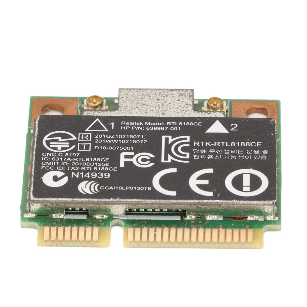 PCI E WiFi-kortti 150 Mbps tuki 802.11 B/G/N Mini PCI E RTL8188CE WiFi-kortti kannettavalle pöytätietokoneelle minitietokoneelle hinta ja tiedot | Koteloiden lisätarvikkeet | hobbyhall.fi