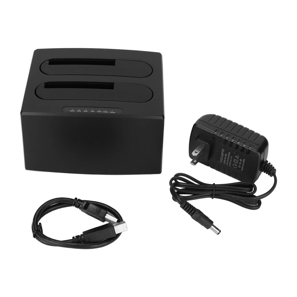 Kiintolevylukija USB 3.0 - SATA I II III Dual-Back ulkoinen HDD-telakointiasema Offline-kloonikopiointi 2,5 tuuman 3,5 tuuman HDD SSD US -liittimelle hinta ja tiedot | Koteloiden lisätarvikkeet | hobbyhall.fi