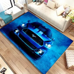 (8-60x90cm)HD Ford GTR Mustang -autologokylttialueen matto, matto kotiin Olohuoneen sohvan ovimattosisustus, lasten leikkiin liukumaton lattiamatto hinta ja tiedot | Isot matot | hobbyhall.fi