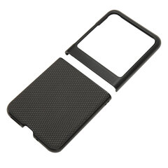 Taitettava puhelimen suojakuori Puhelimen suojakuori ABS Anti Scratch Minimalist puhelimen lisävaruste Motorola Razr 40 Ultra Black Carbon Fiber Patternille hinta ja tiedot | Puhelimen lisätarvikkeet | hobbyhall.fi