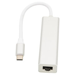 USB C-Ethernet-sovitin RJ45 3 USB3.0-portit High Speed Gigabit USB C-Ethernet -sovitin Windows 7:lle OS X:lle hinta ja tiedot | Tablettien kotelot ja muut tarvikkeet | hobbyhall.fi