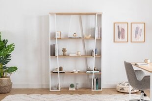 Kirjahylly Lissa Bookshelf - valkoinen hinta ja tiedot | Hyllyt | hobbyhall.fi