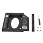 HDD Caddy Bay General 12,7 mm 2,5 tuuman SATA–SATA 2. HDD SSD -kiintolevykelkan kansi kannettavan tietokoneen CD-DVD-ROM-aseman paikkaan hinta ja tiedot | Koteloiden lisätarvikkeet | hobbyhall.fi