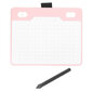 Grafiikkapiirustustabletti 155x100mm 233 PPS 5080 LPI 8192 Tasot Stylus 4 Mukautettavat näppäimet USB-portti Digital Art Tablet Pink hinta ja tiedot | Tablettien kotelot ja muut tarvikkeet | hobbyhall.fi