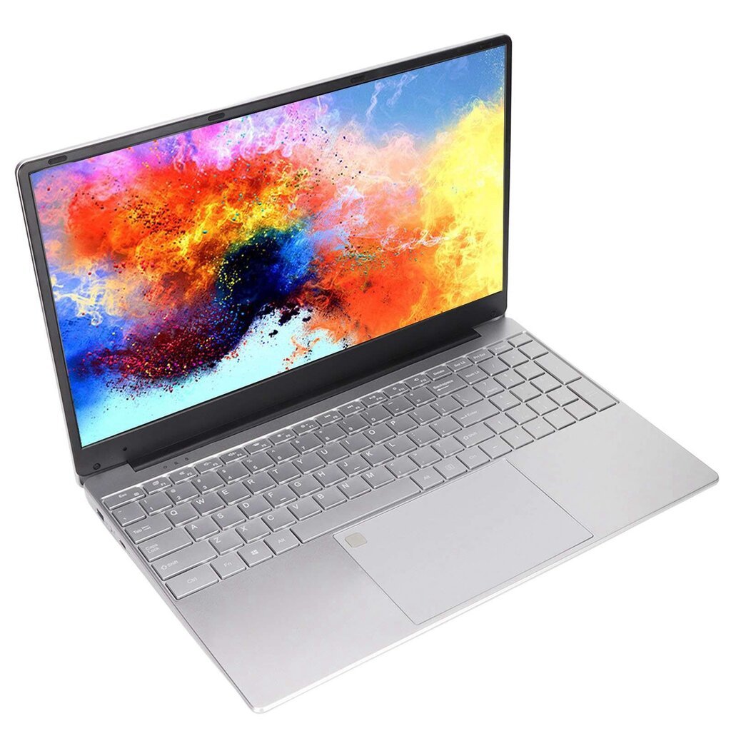 15,6 tuuman kannettava tietokone 8G RAM 128 Gt SSD Quad Core IPS HD -näyttö 1920x1080 WIFI-taustavalaistu näppäimistö Kevyt hopea kannettavat tietokoneet 100?240V EU-liitin hinta ja tiedot | Tablettien kotelot ja muut tarvikkeet | hobbyhall.fi