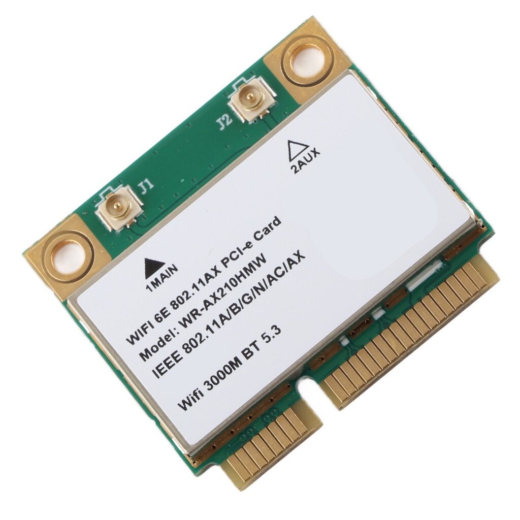 Langaton verkkokortti 5374M WIFI 6E 5G Triple Band Gigabit 6GHz Band PCB Wifi Card Mini PCIE -portilla kannettavalle tietokoneelle hinta ja tiedot | Tablettien kotelot ja muut tarvikkeet | hobbyhall.fi