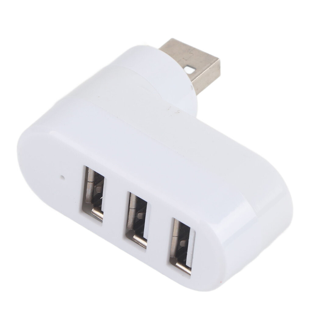 USB 2.0 -keskitin 3-portti 90°/180° pyörivä kuuma vaihdettava kannettava USB-telakka kotitoimistoon matkustamiseen (valkoinen) hinta ja tiedot | Koteloiden lisätarvikkeet | hobbyhall.fi