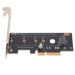 M.2 - Pcie -sovitin PCB Kullattu M.2 NVME - PCIe 3.0 X4 High Speed -laajennusriser-sovitin hinta ja tiedot | Koteloiden lisätarvikkeet | hobbyhall.fi