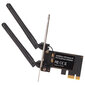 PCIe WIFI Card 11N Technology 2 Gain Antennit 802.11b/g/n 300Mbps langattomat verkkokortit pöytätietokoneille hinta ja tiedot | Koteloiden lisätarvikkeet | hobbyhall.fi